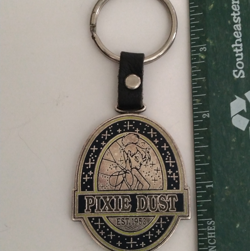 Vintage Disney Tinkerbell "Pixie Dust" Keychain